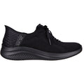 Skechers Ultra Flex 3.0 Brilliant Path Textile Damen-Sneaker In Schwarz
