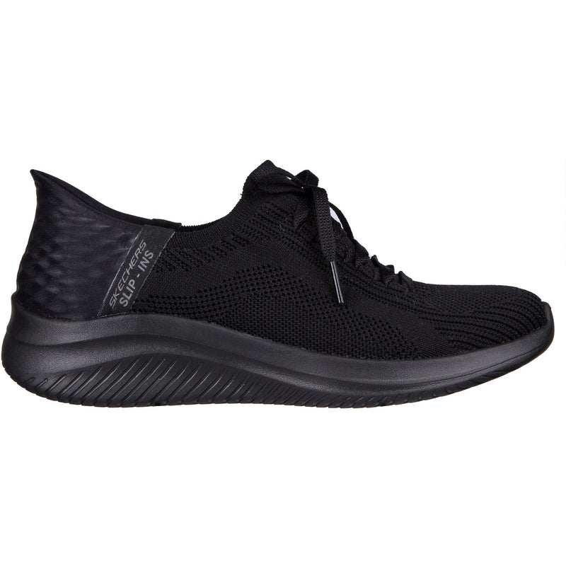 Skechers Ultra Flex 3.0 Brilliant Path Textile Damen-Sneaker In Schwarz