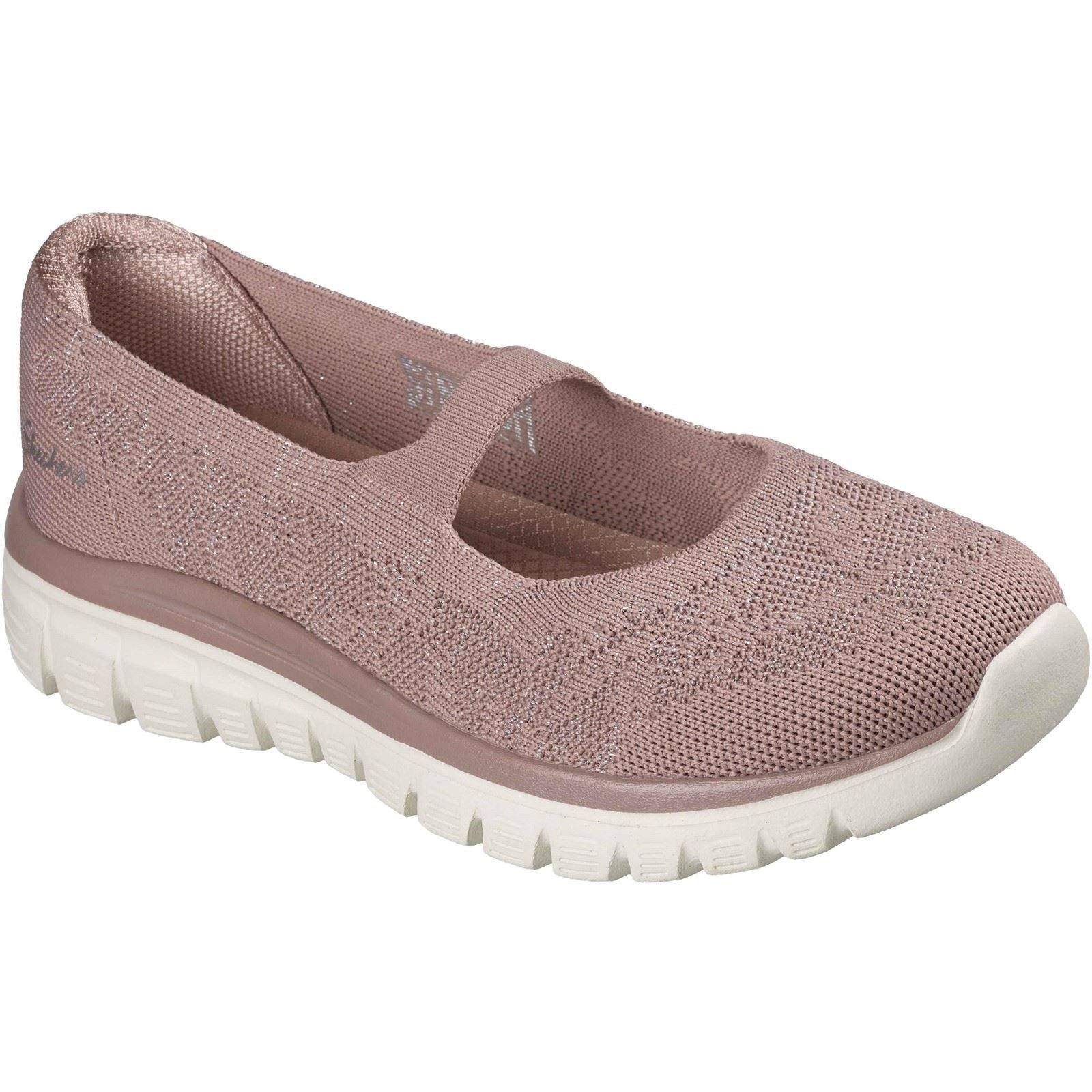 Skechers Graceful Polyester Damen Mauve Schuhe