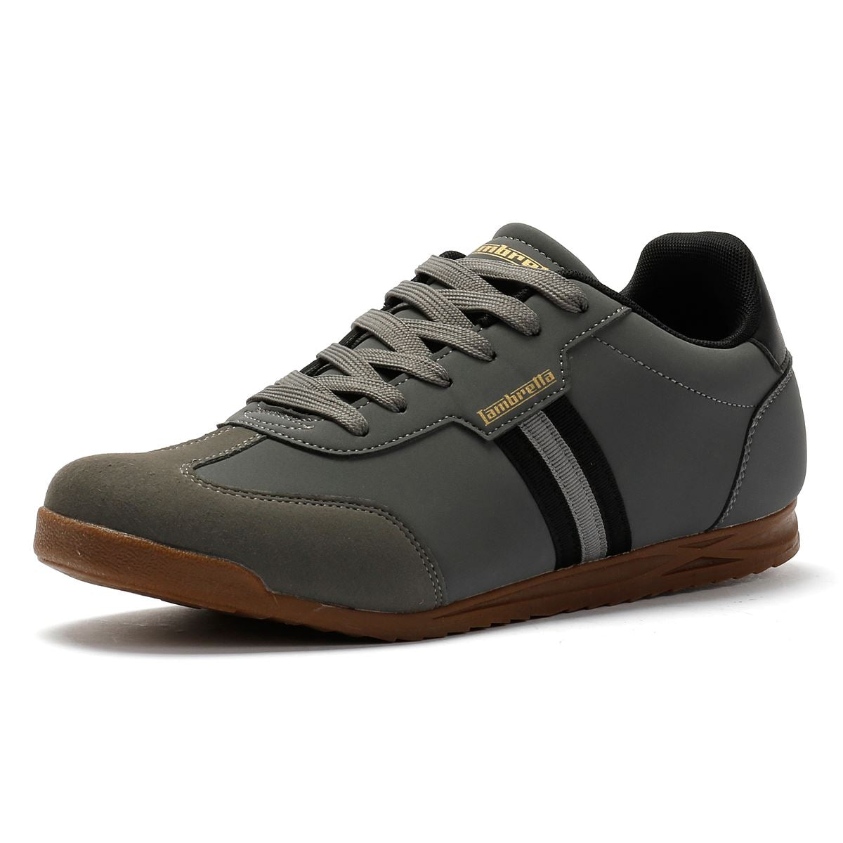 Lambretta Tackle Herren Graue Turnschuhe