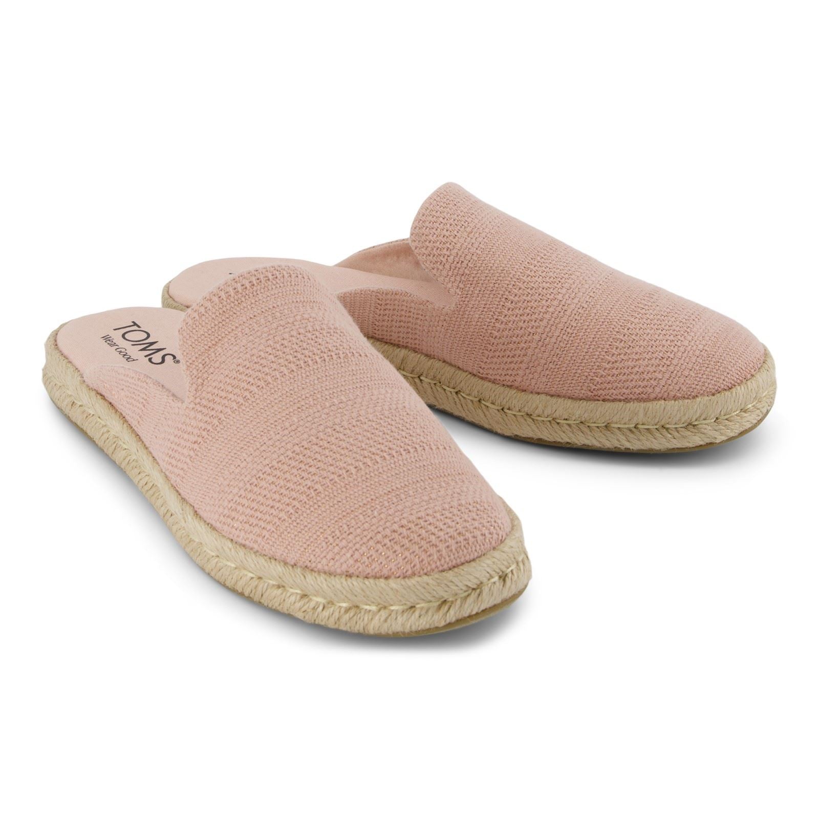TOMS Santiago Mule Damen Pantoletten In Blassrosa