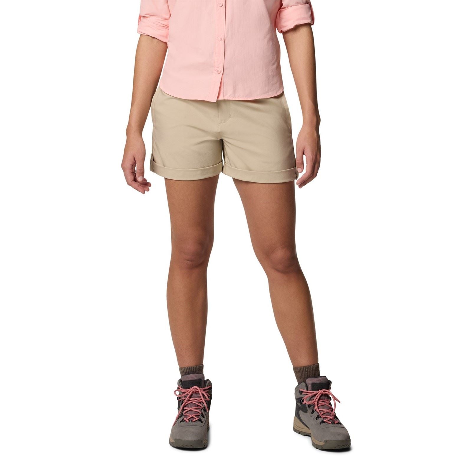 Columbia Silver Ridge Utility Short Polyester Damen Braune Wanderhose