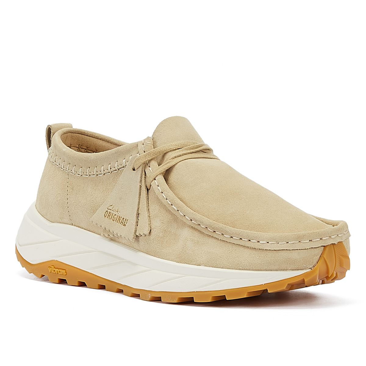 Clarks Originals Walla Eden Lo Herren-Lederslipper Aus Ahorn-Wildleder