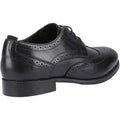 Hush Puppies Natalia Damen Brogues Schuhe aus Schwarzem Leder/Schwarz