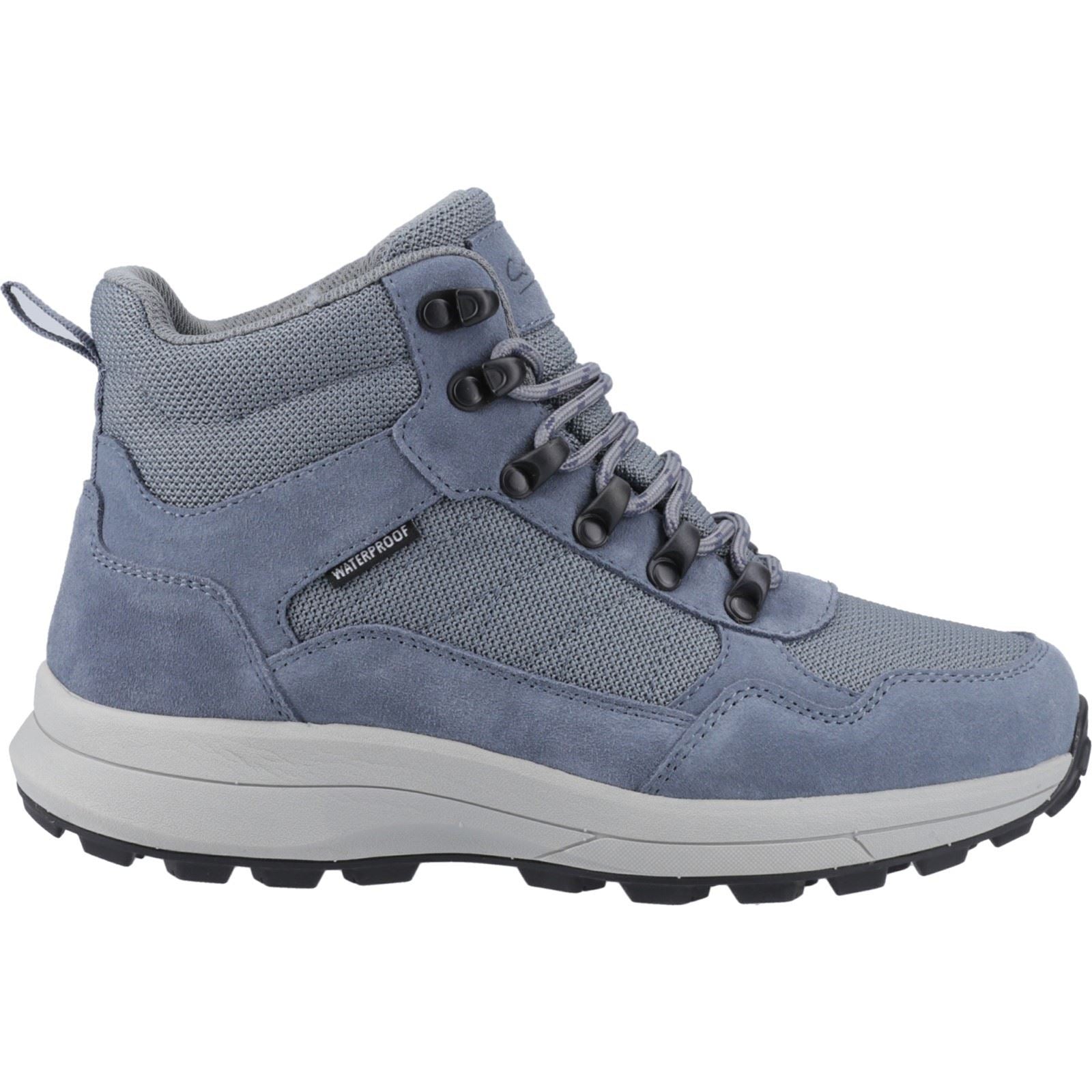 Cotswold Oddington Wildleder Mesh Damen Wanderschuhe in Blau