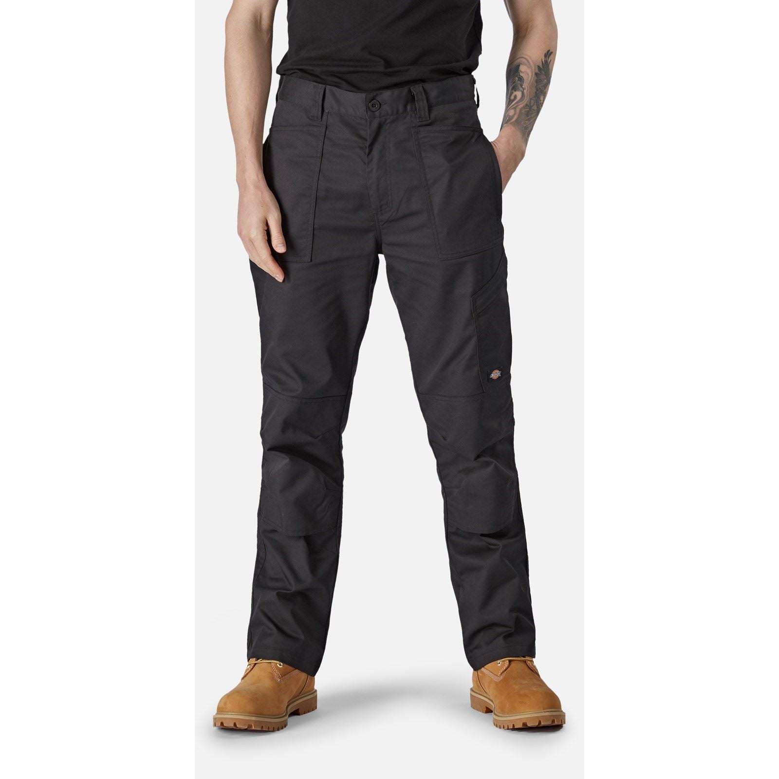 Dickies Action Flex Polyester Herren Schwarze Outdoor Hosen