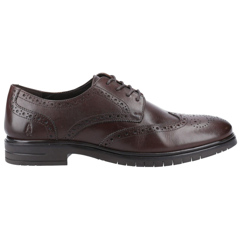 Hush Puppies Santiago Herren Brogues Schuhe Aus Braunem Leder