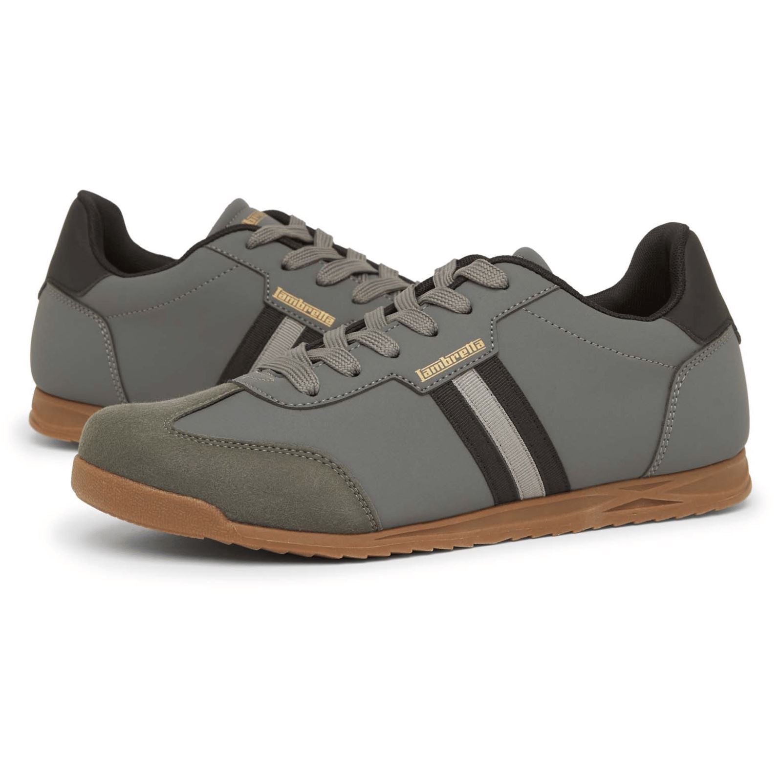 Lambretta Tackle Herren Graue Turnschuhe