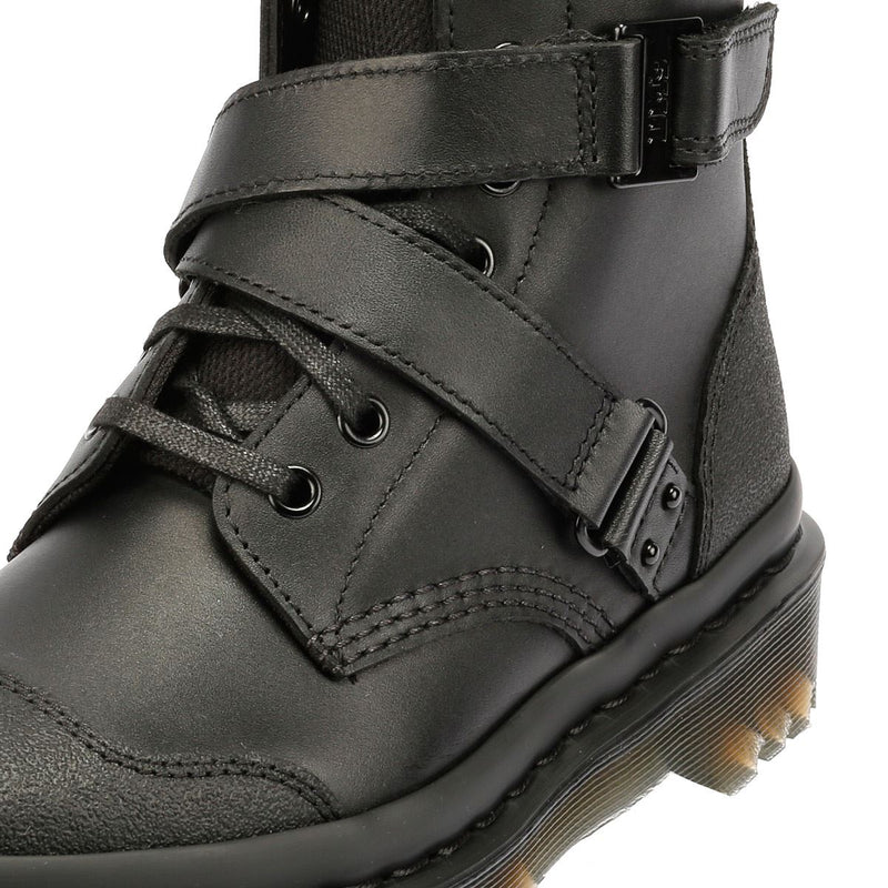 Dr. Martens 1460 Bex Tech Damen Schwarze Farbe Lederstiefel