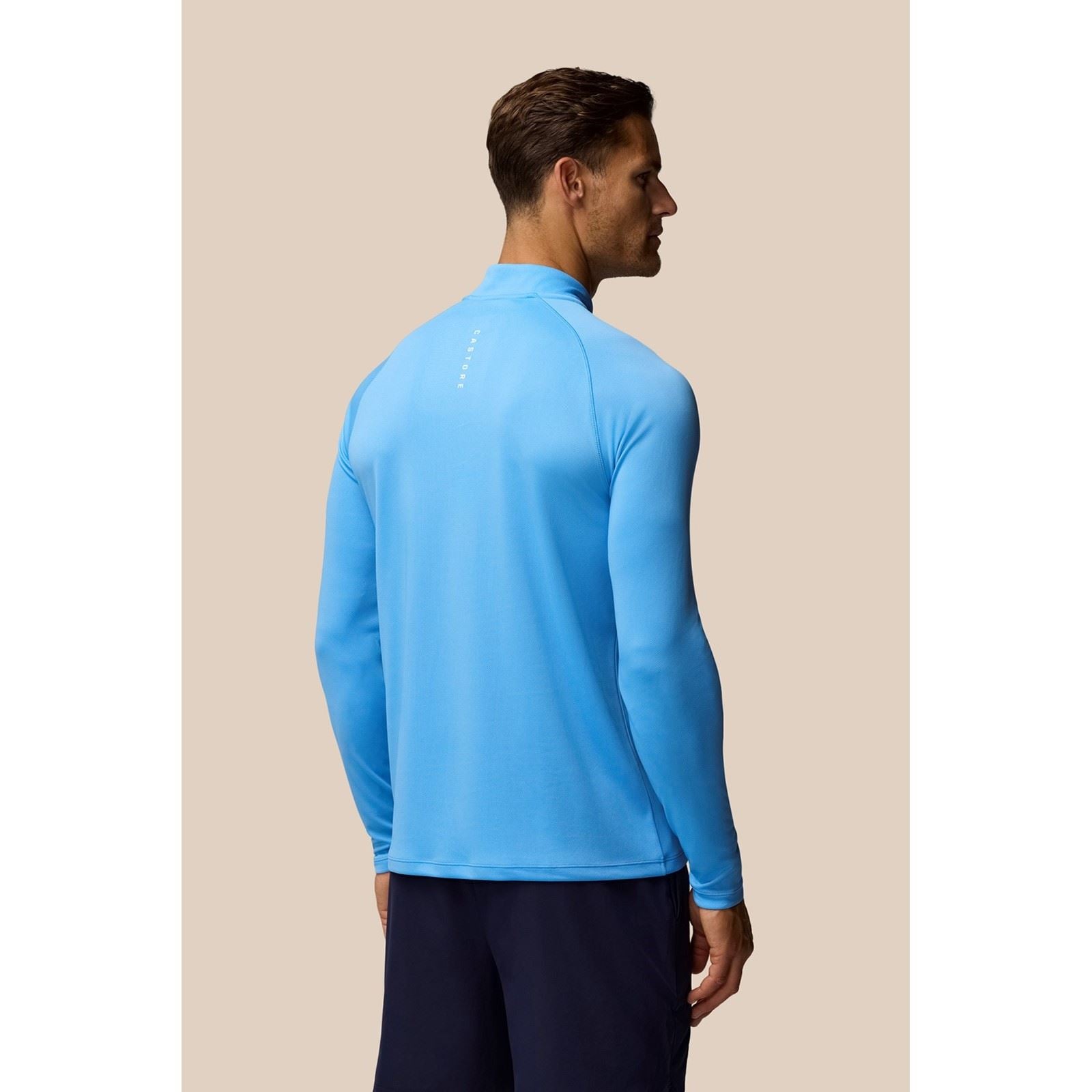 Castore Adapt Training 1/4 Zip Top Polyester Herren Grünes Activewear T-Shirts