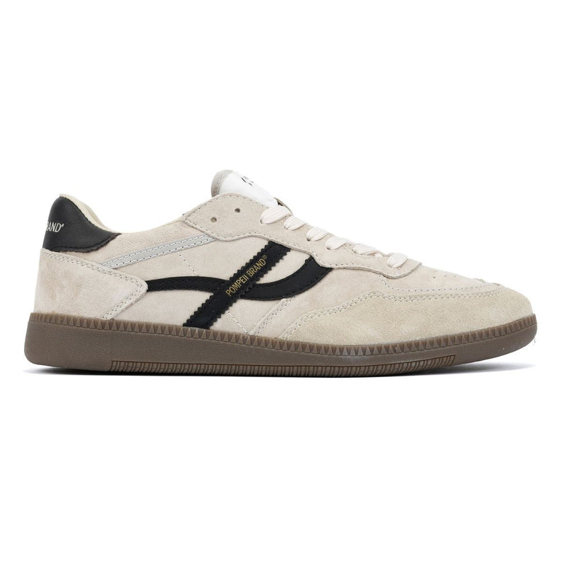 Pompeii Elan Sala Herren Sneaker Aus Weißem Wildleder