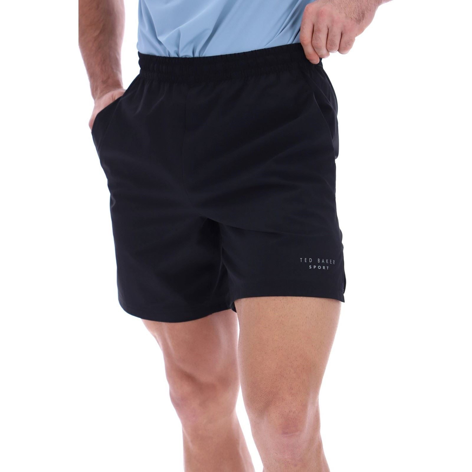 Ted Baker STANLEY TBMSS2636 Polyester Herren Schwarze Farbe Sportshorts