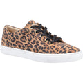 Hush Puppies Tessa Wildleder Damen Leoparden-Sneakers