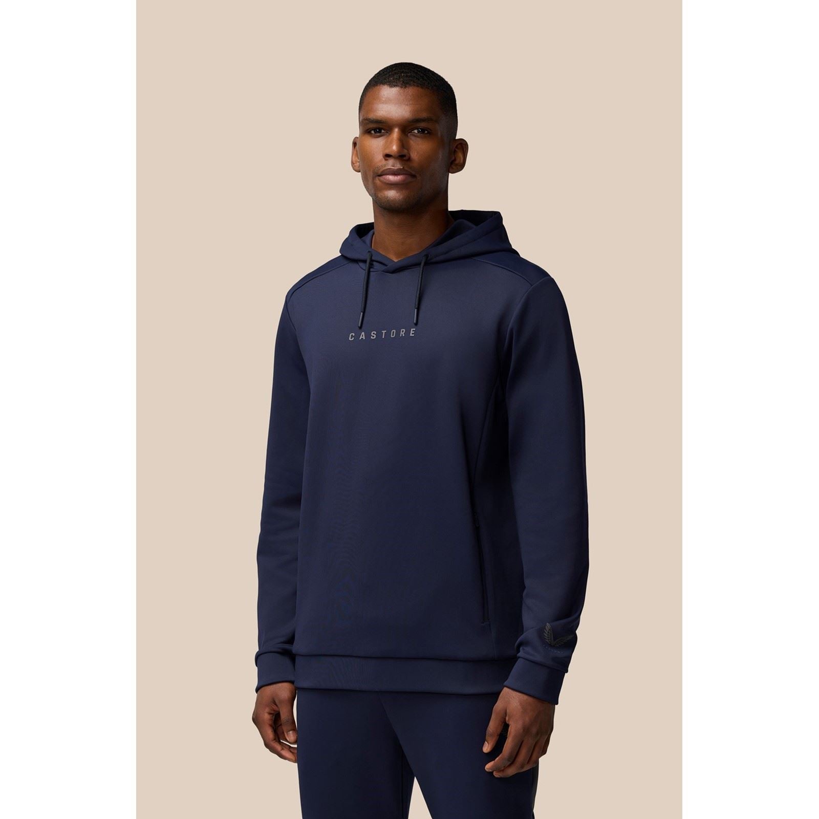 Castore Flex Thermo Hoodie Herren Blaues Kapuzensweatshirt