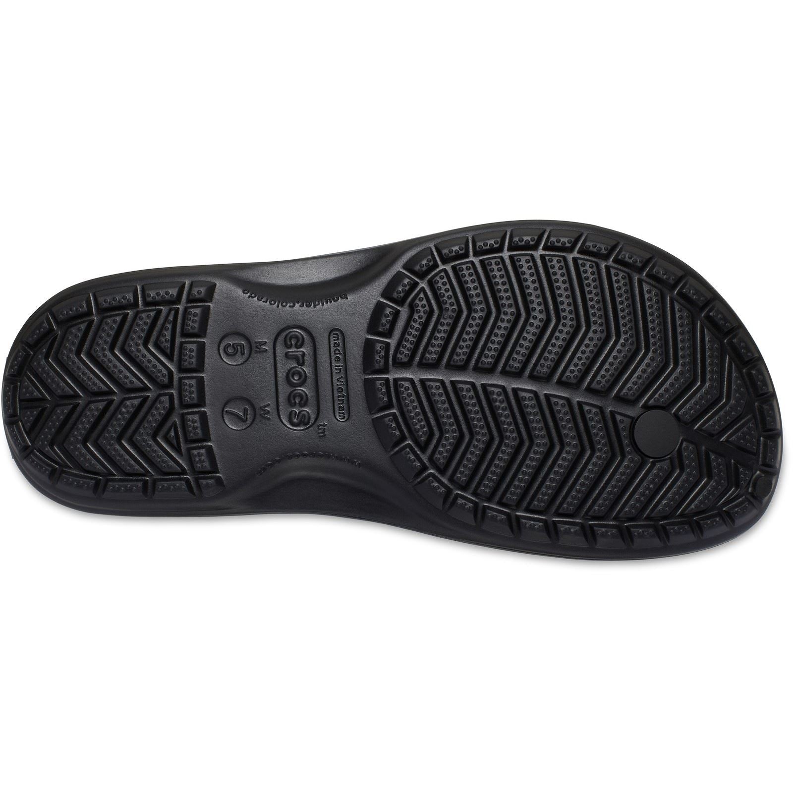Crocs Crocband Flip Gummi Schwarz/Schiefergrau Flip-Flops