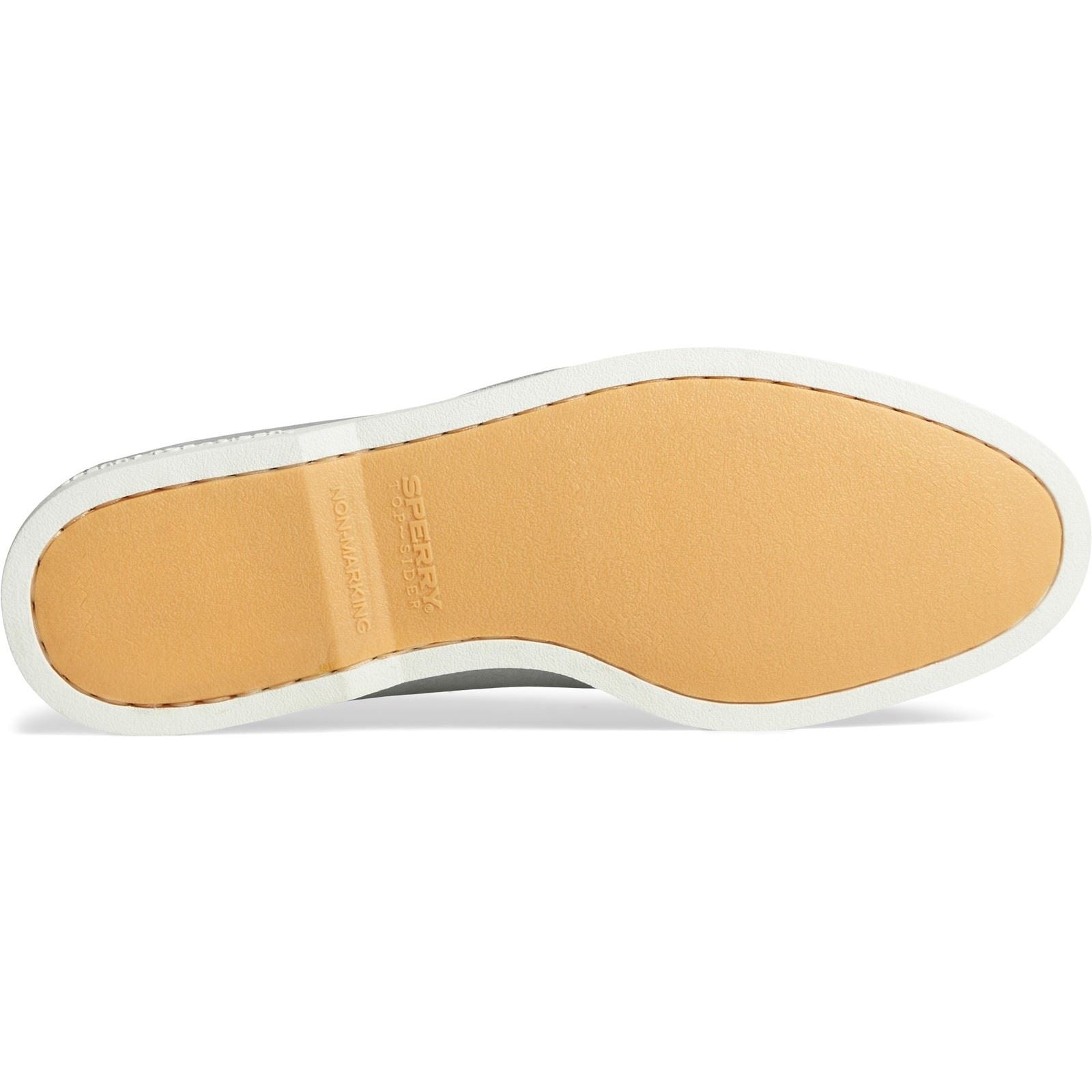 Sperry Gold Authentic Original 2-Eye Nubuk Herren Bootsschuhe In Grau