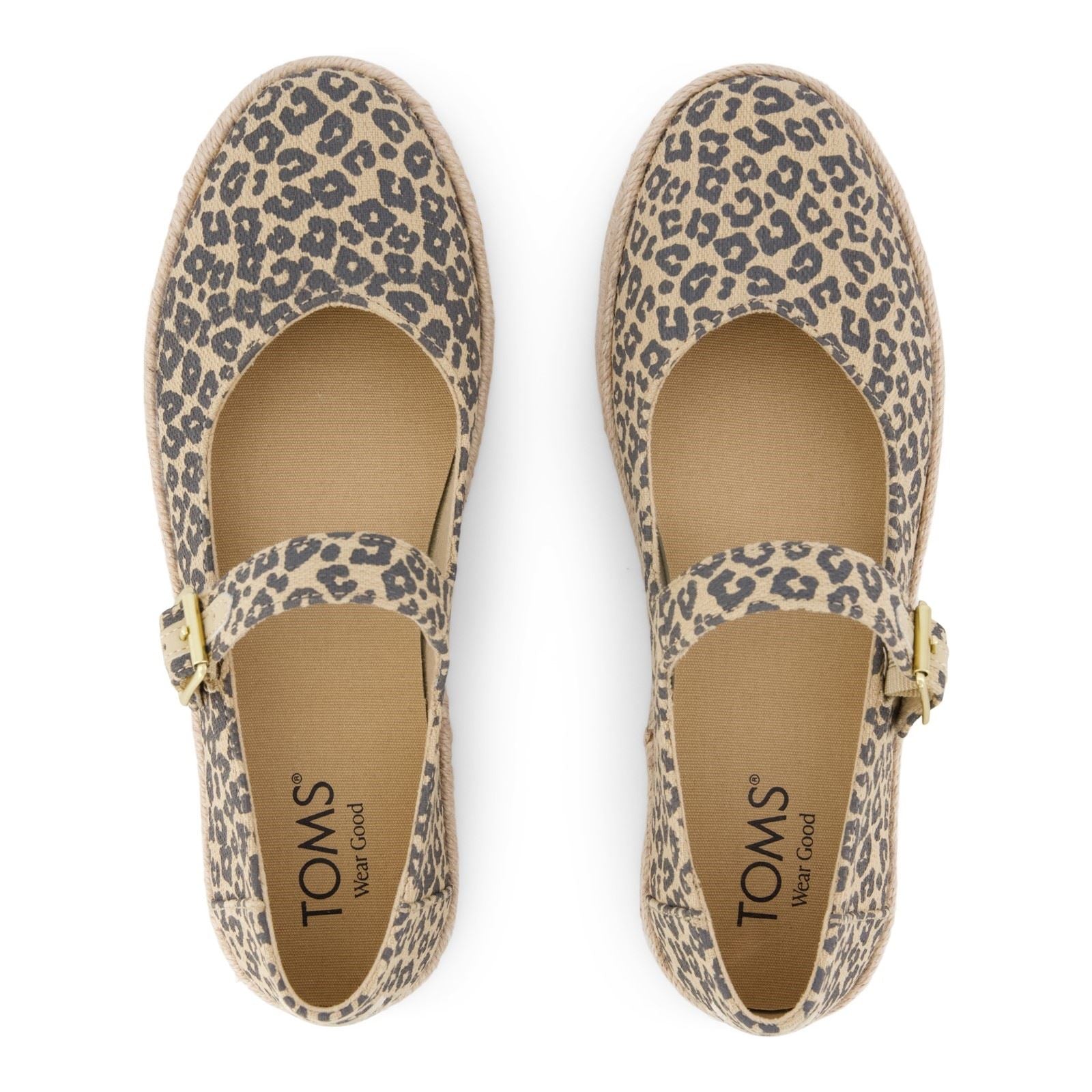 TOMS Carolina Mary Jane Textil Damen Haferflocken Espadrilles