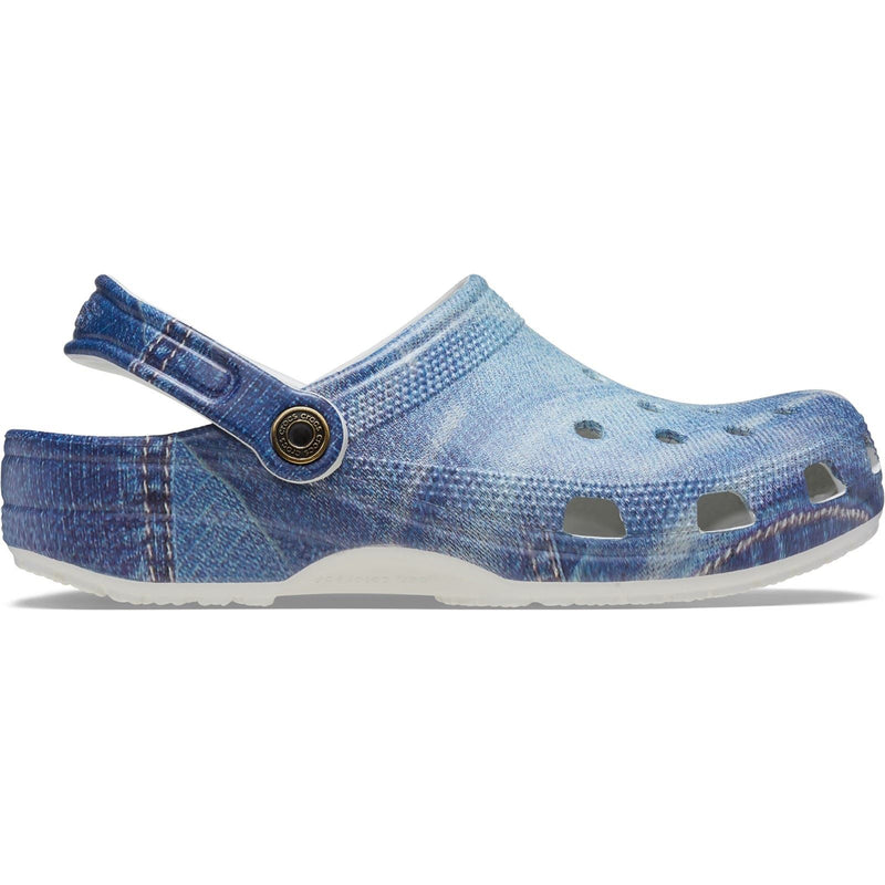 Crocs Classic Denim Thermoplastische Mondlicht Clogs