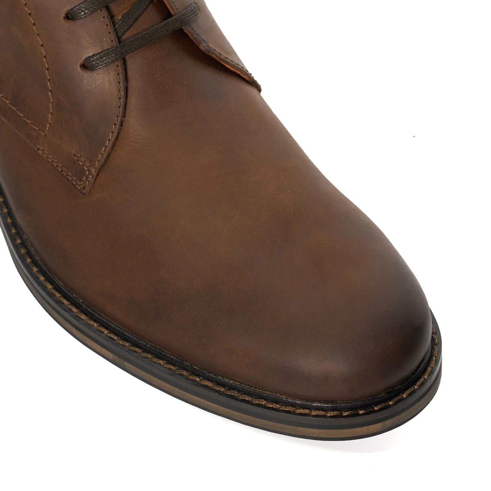 Dune Charleys Braune Herrenstiefel Aus Leder