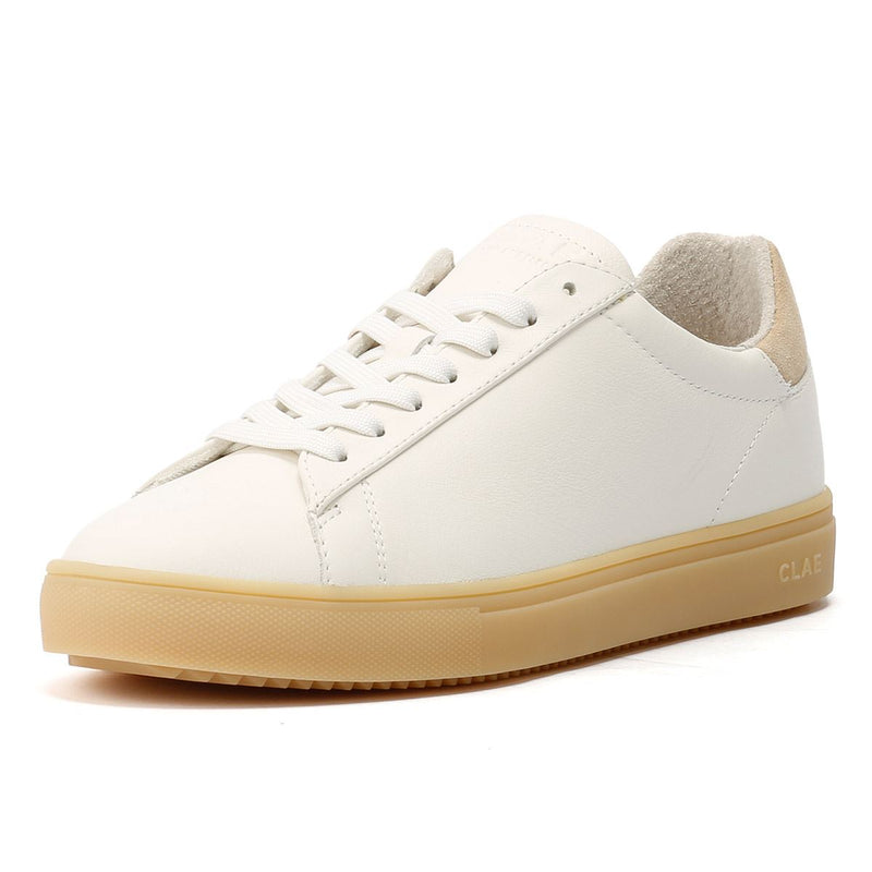 Clae Bradley Leder Herren Weiße Sneakers
