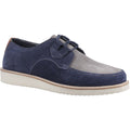 Hush Puppies Orion Herren Wildleder Schnürschuhe In Marineblau/Grau