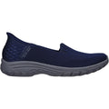 Skechers Reggae Fest 2.0 - Guiding Polyester Damen Navy Sneakers