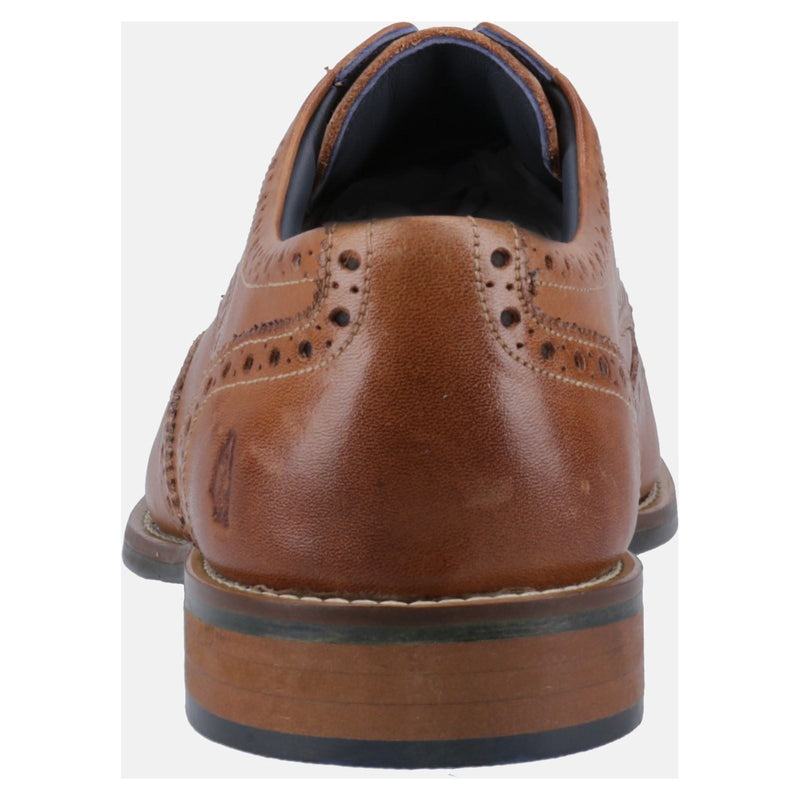 Hush Puppies Dustin Brogue Herren Brogues Schuhe Aus Braunem Leder
