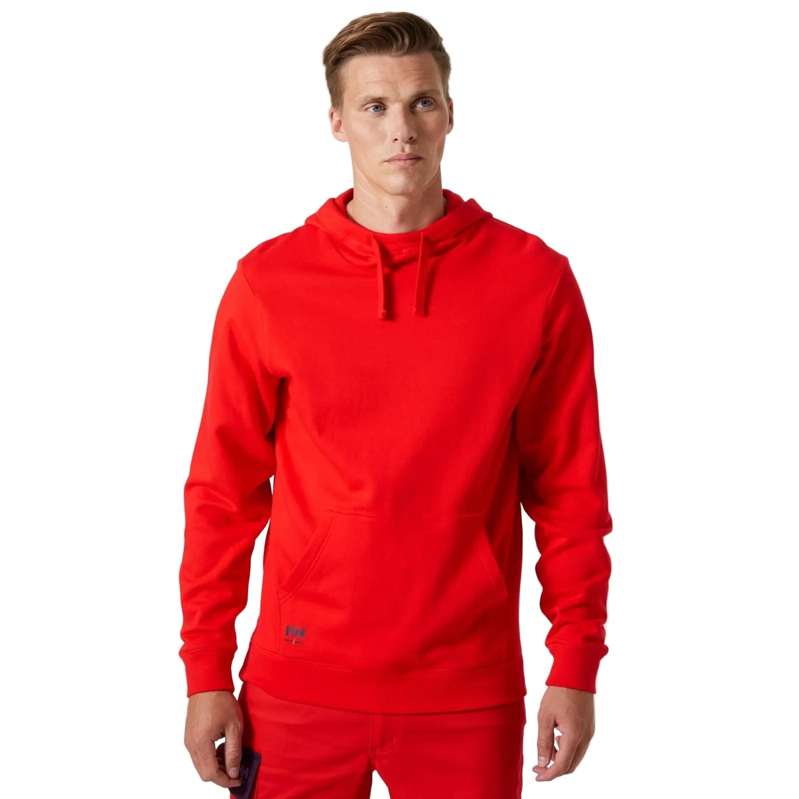 Helly Hansen Workwear Manchester Baumwolle Herren Roter Kapuzenpullover