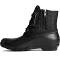 Sperry Saltwater SeaCycled RPET Synthetik Schwarze Farbe Gummistiefel