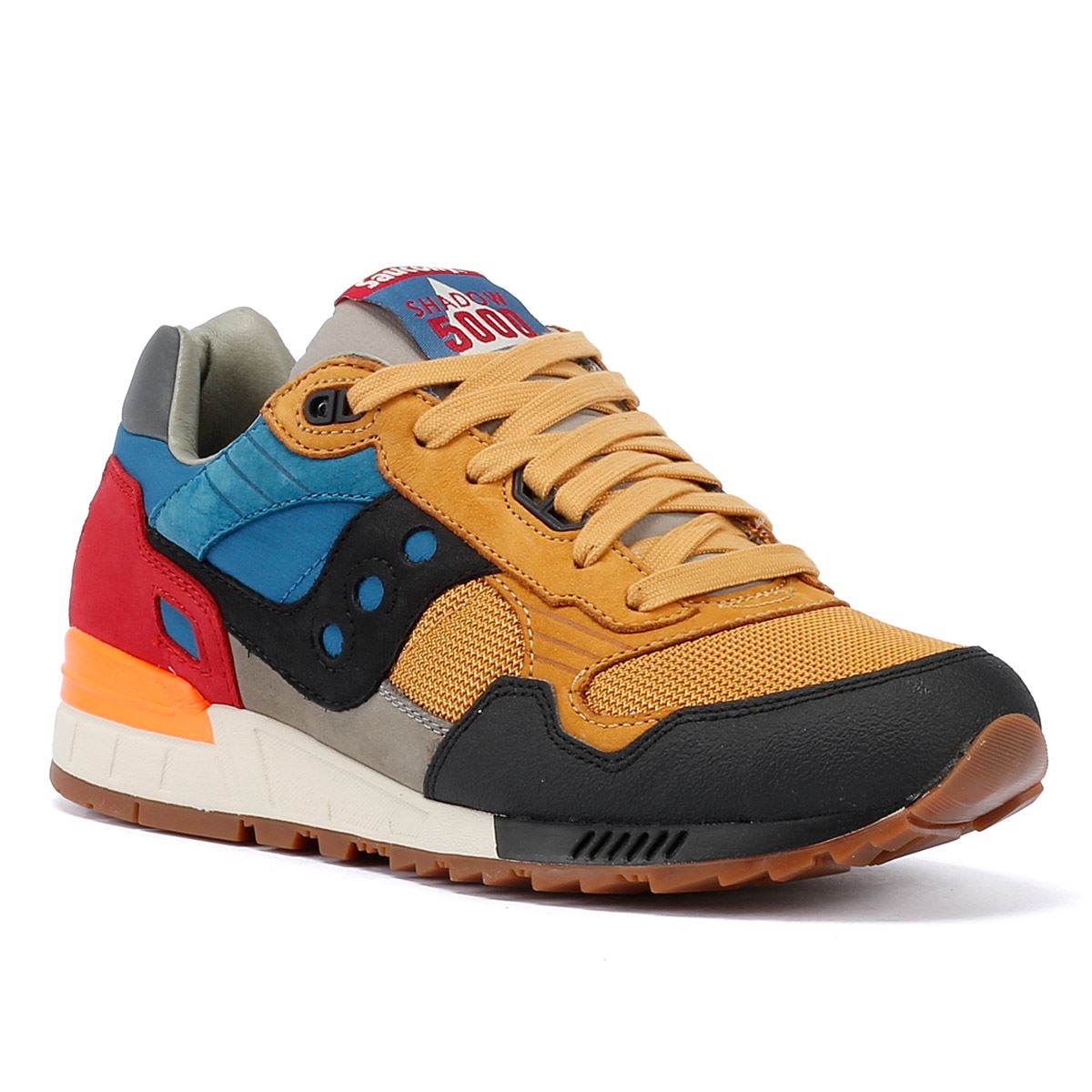 Saucony Shadow 5000 Leder Gelb/Mehrfarbig Sneakers