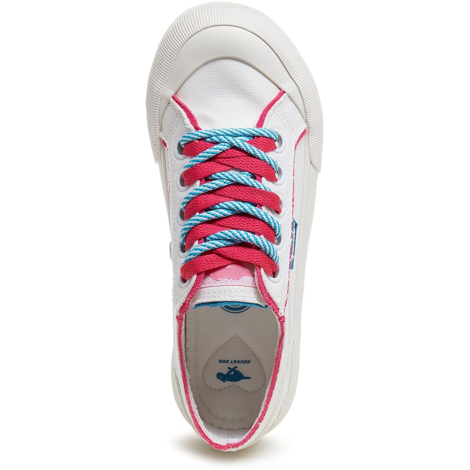 Rocket Dog Jazzin Plus Eighties 12A Baumwollfrauen Sneakers In Weiß