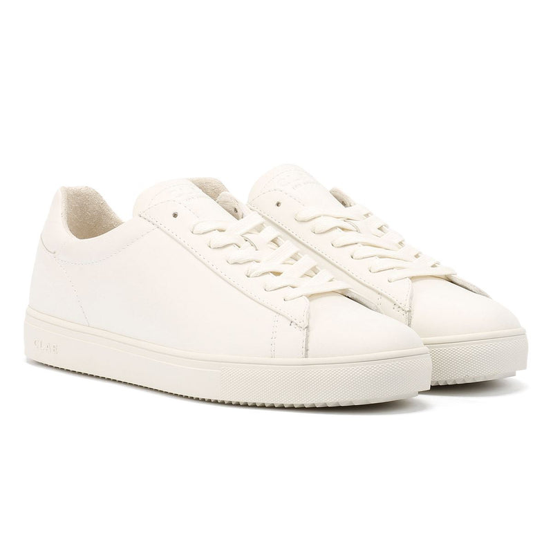 Clae Bradley Essentials Leder Herren Weiße Sneakers