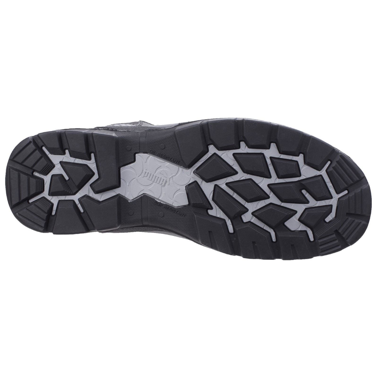 Puma Safety Eroberung 630730 Leder Schwarze Farbe Sicherheitsstiefel