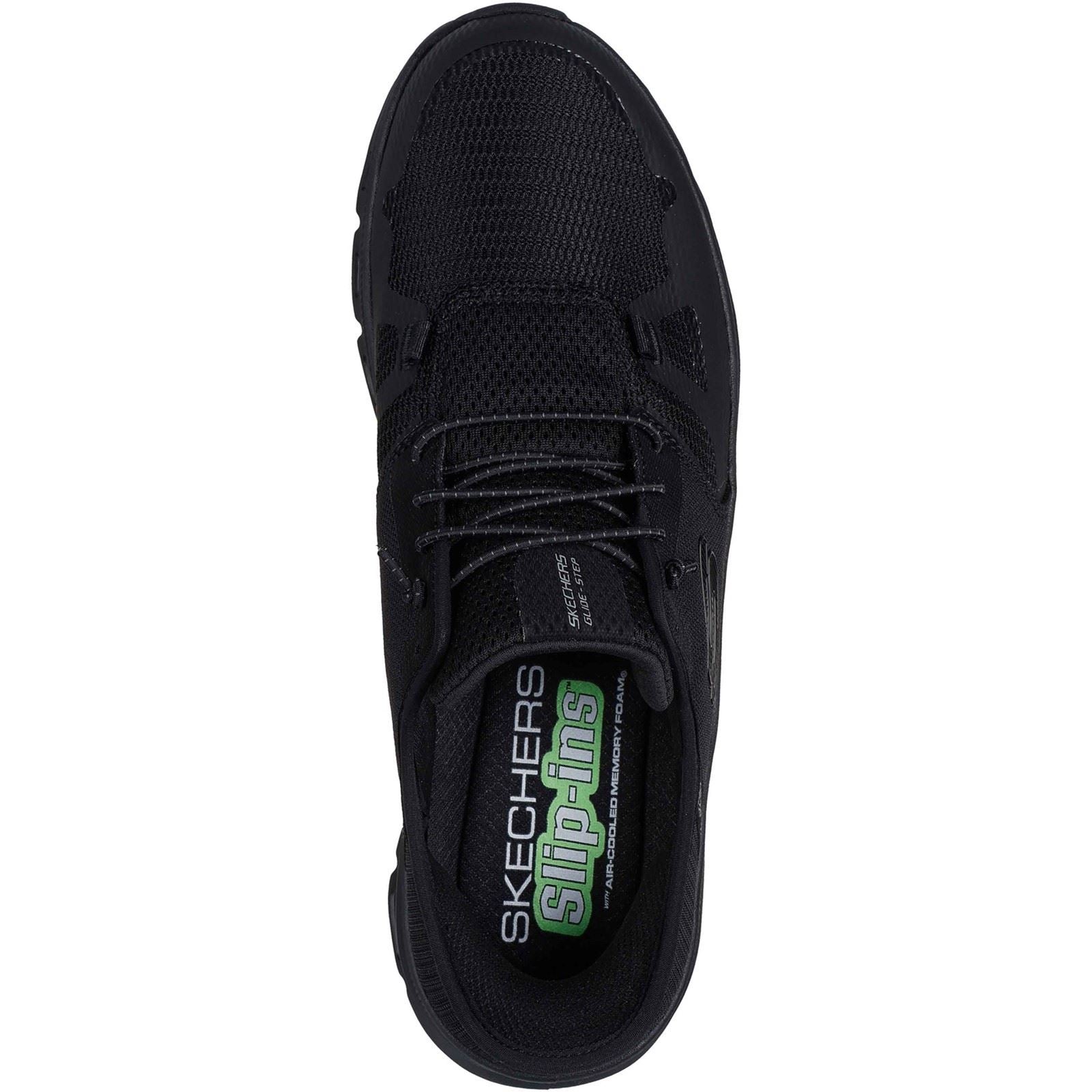 Skechers Glide-Step Pro Textil Herren Schwarze Sneaker