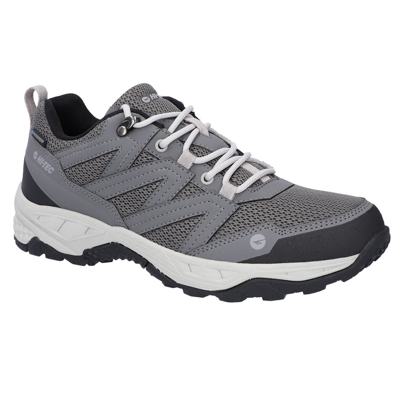 Hi-Tec Saunter WP Polyester Mesh Herren Wanderschuhe In Grau