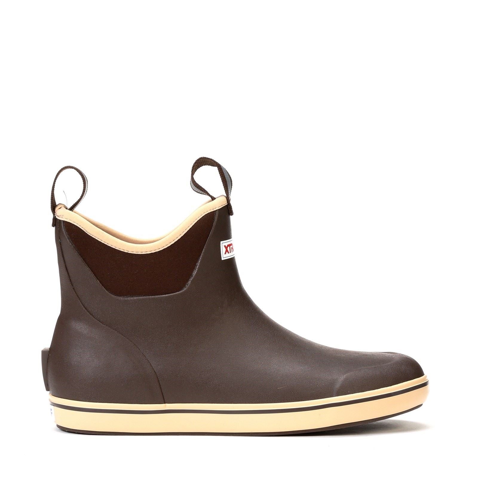 Xtratuf Knöchel Deck Gummi Schokoladen/Tannensohlen Gummistiefel