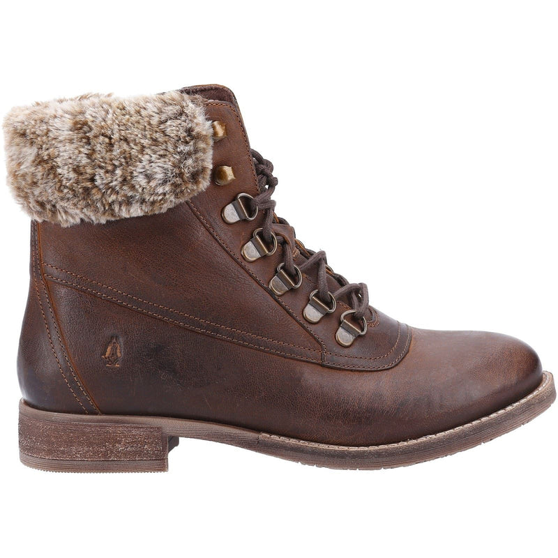 Hush Puppies Effie Kunstpelz Damen Braune Stiefel