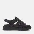 Timberland Clairemont Way Fisherman Damen Sandalen Aus Schwarzem Leder