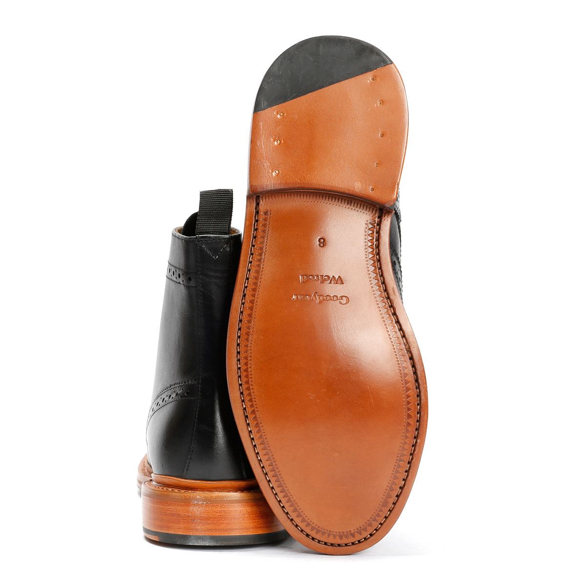 Chapman & Moore Walter Brogue Leder Herren Braune Stiefel