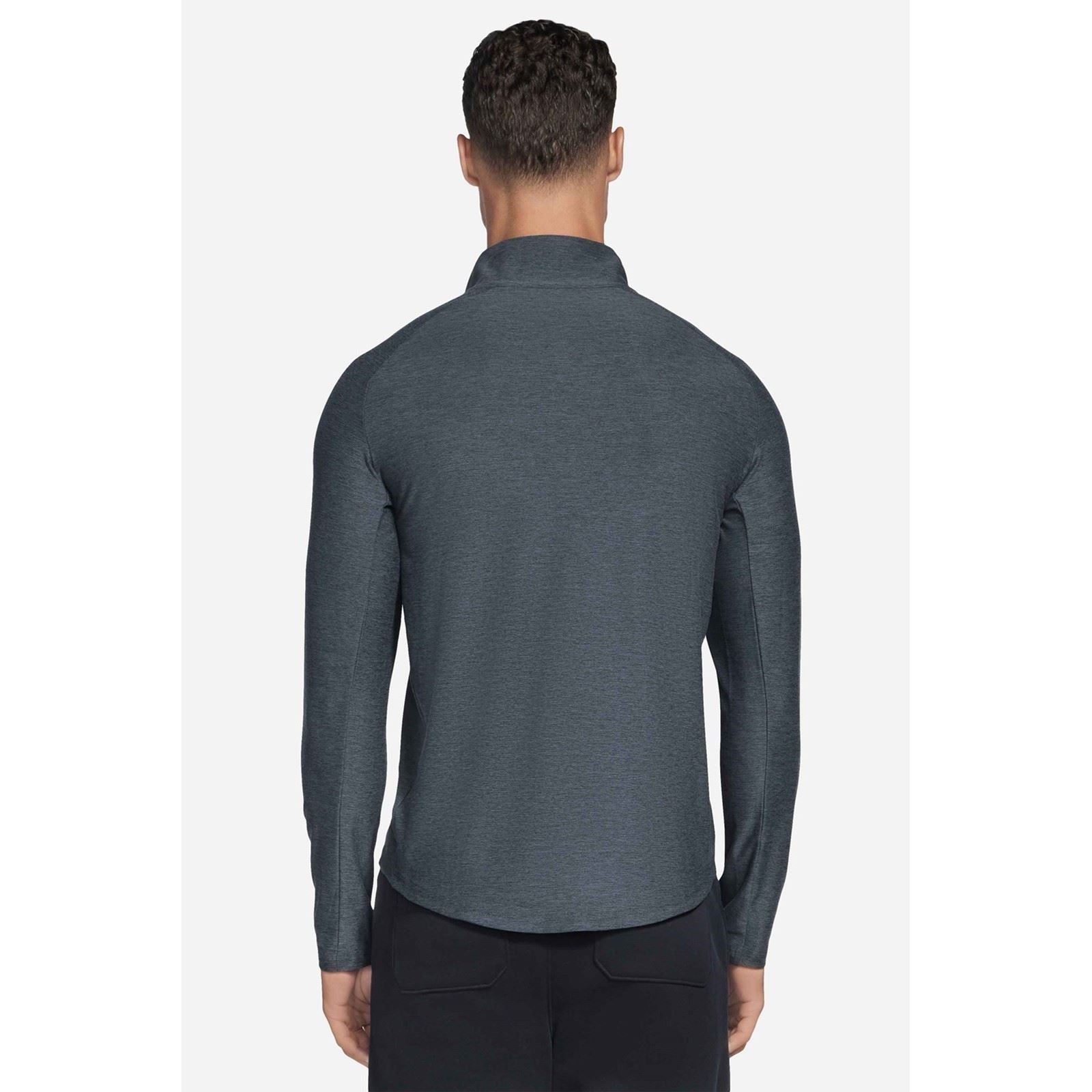 Skechers GO DRI All Day Performance 1/4 Zip Polyester Herren Schwarze Farbe Sport-T-Shirts