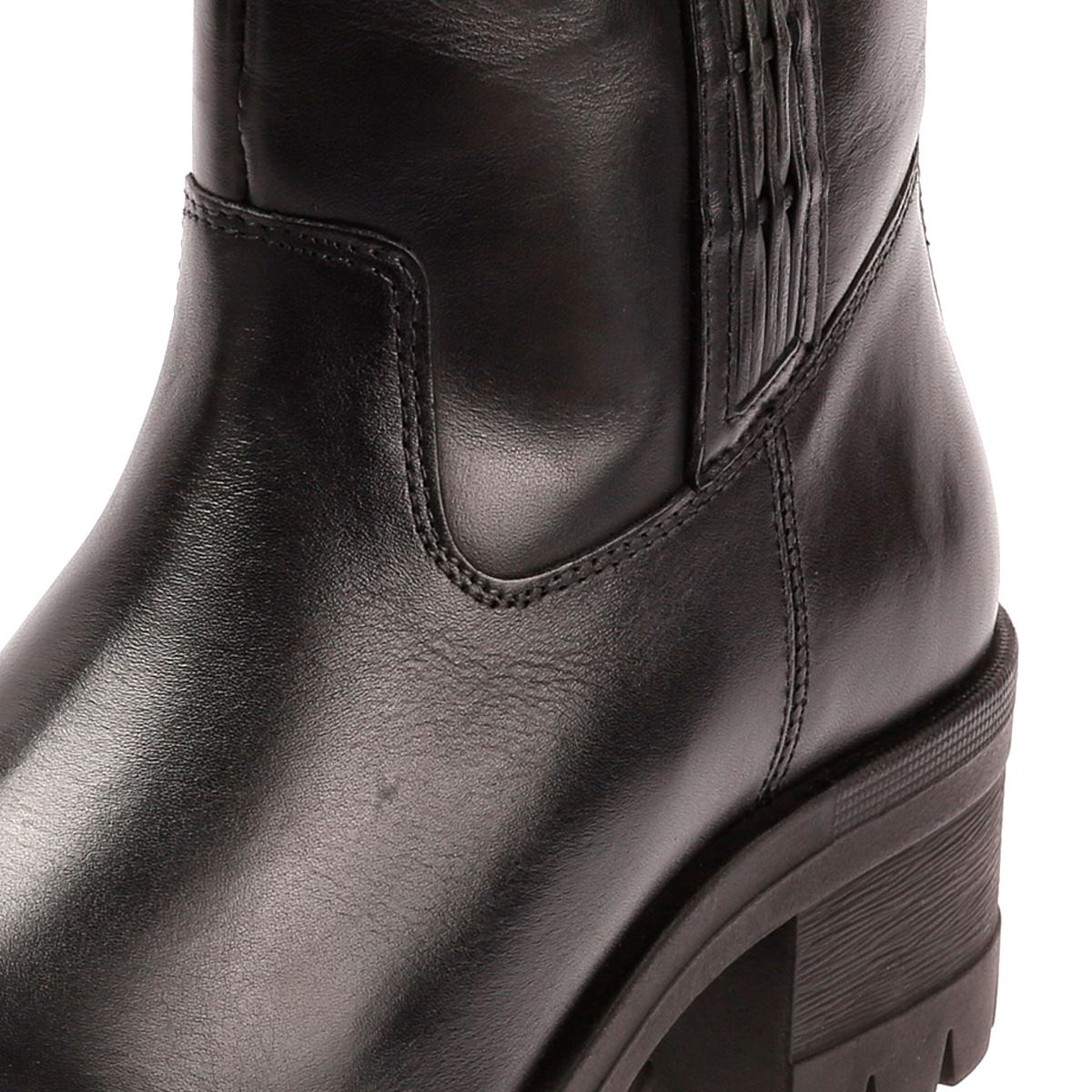 Osprey London The Indiana Leder Damen Schwarze Stiefel
