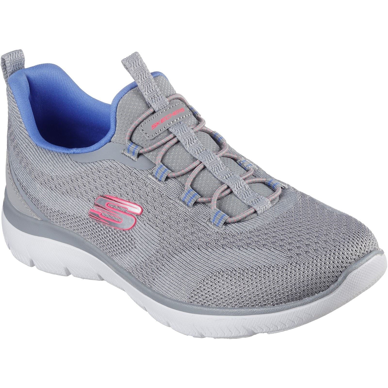 Skechers Summits New Nature Textile Damen Sneaker In Grau/Multi