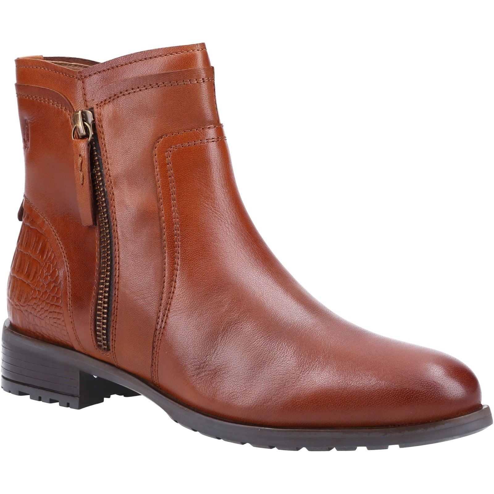 Hush Puppies Scarlett Damen Stiefel aus Leder in Tan