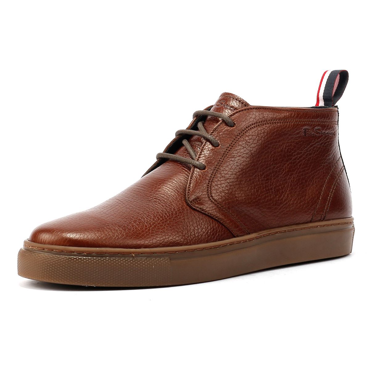Ben Sherman Parka Braune Herrenstiefel Aus Leder