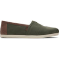 TOMS Alpargata Classic Herren Espadrilles Aus Dunklem Salbei In Baumwollmischung