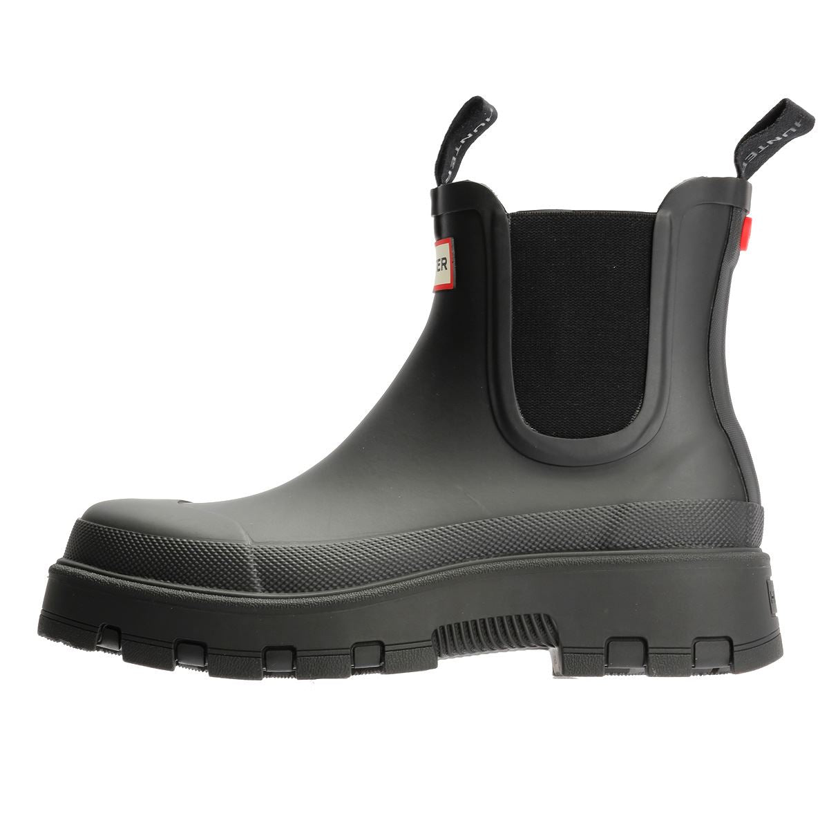 Hunter Elements Chelsea Gummi Damen Schwarze Farbe Gummistiefel