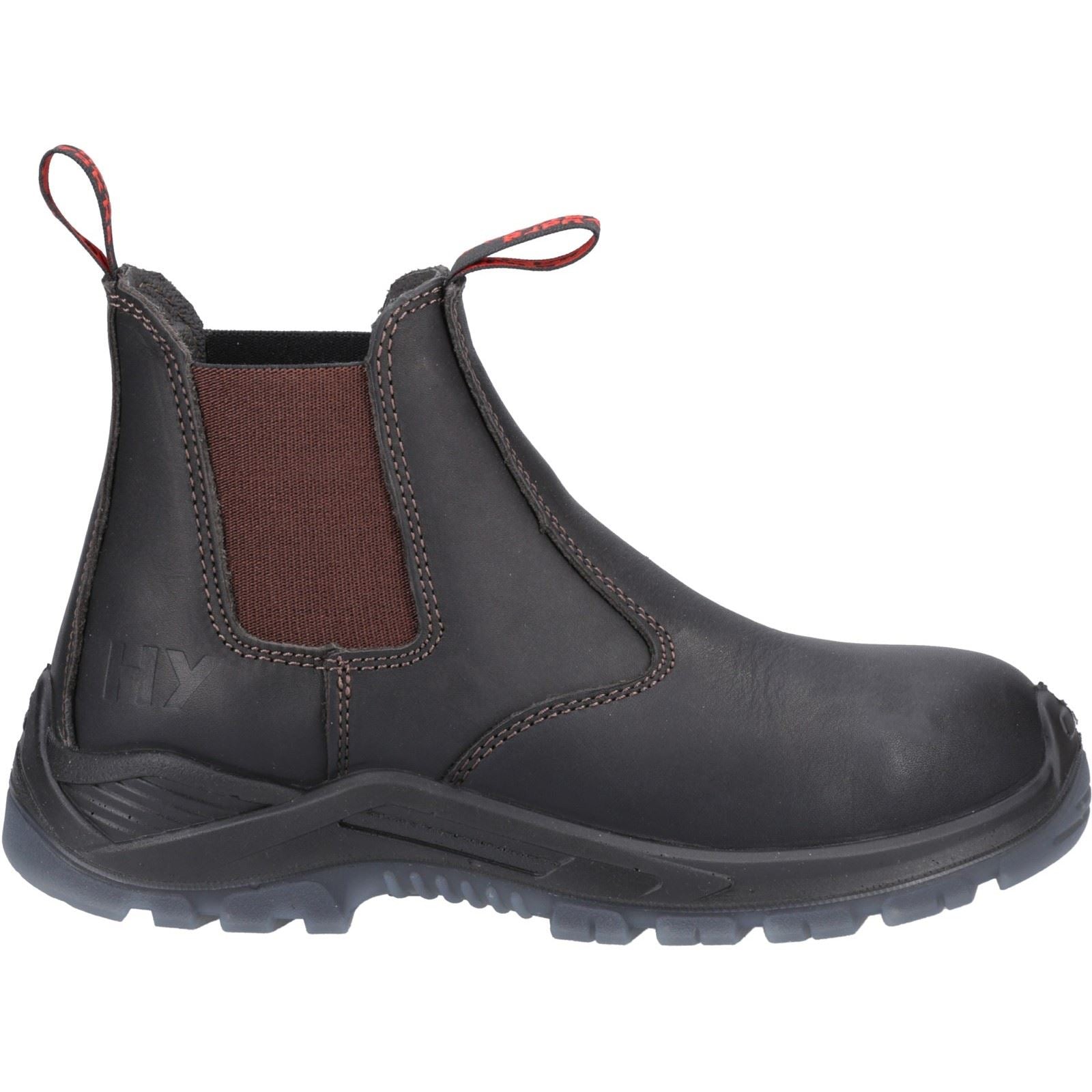 Hard Yakka Banjo Lederbraune Sicherheitsstiefel