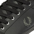 Fred Perry Baseline Herren Schwarz Leder Sneaker