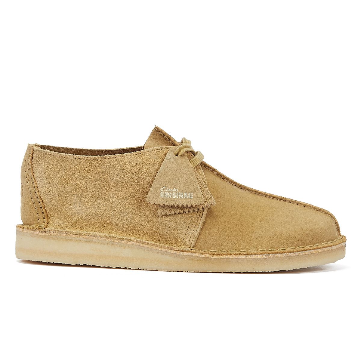 Clarks Originals Desert Trek Herren-Schnürschuhe Aus Ahorn-Wildleder