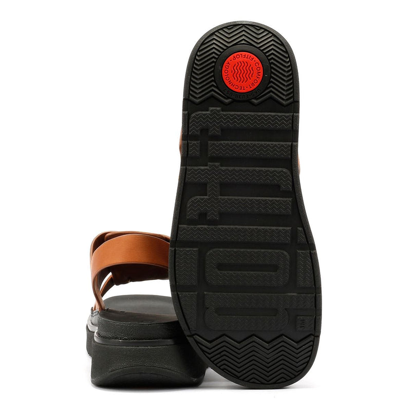 FitFlop GEN-FF Fisherman Damen Sandalen Aus Braunem Leder